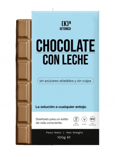Chocolate con Leche Veganos Keto Ketonico