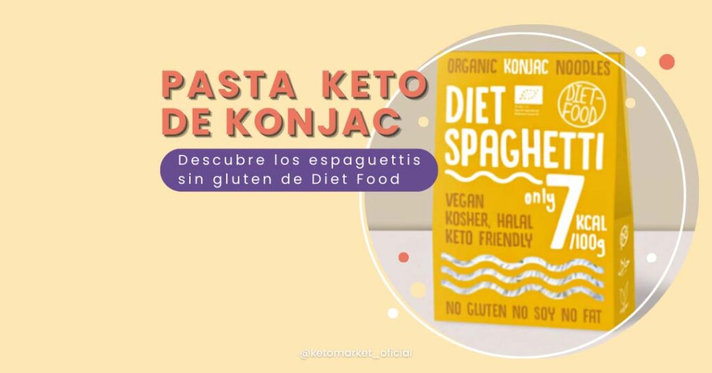 Descubre los espaguetis cetogénicos de konjac de Diet Food en Keto Market.