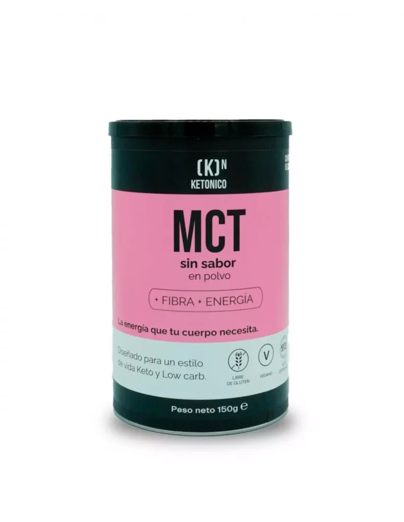 Ten un chute de energía con el MCT de Ketonico, apto para veganos, celiacos, diabéticos y bajo en carbohidratos.